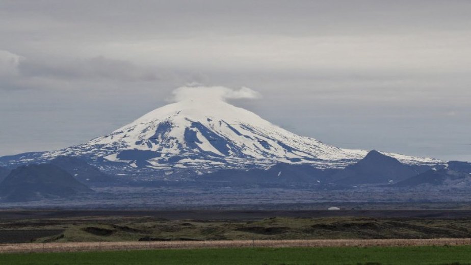 Hekla ugnikalnio panorama
